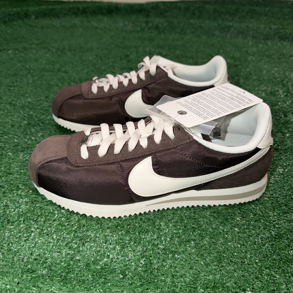 Nike Cortez TXT Baroque Brown Women's Size 10 NWOB DZ2795-200 Retro Nylon Suede